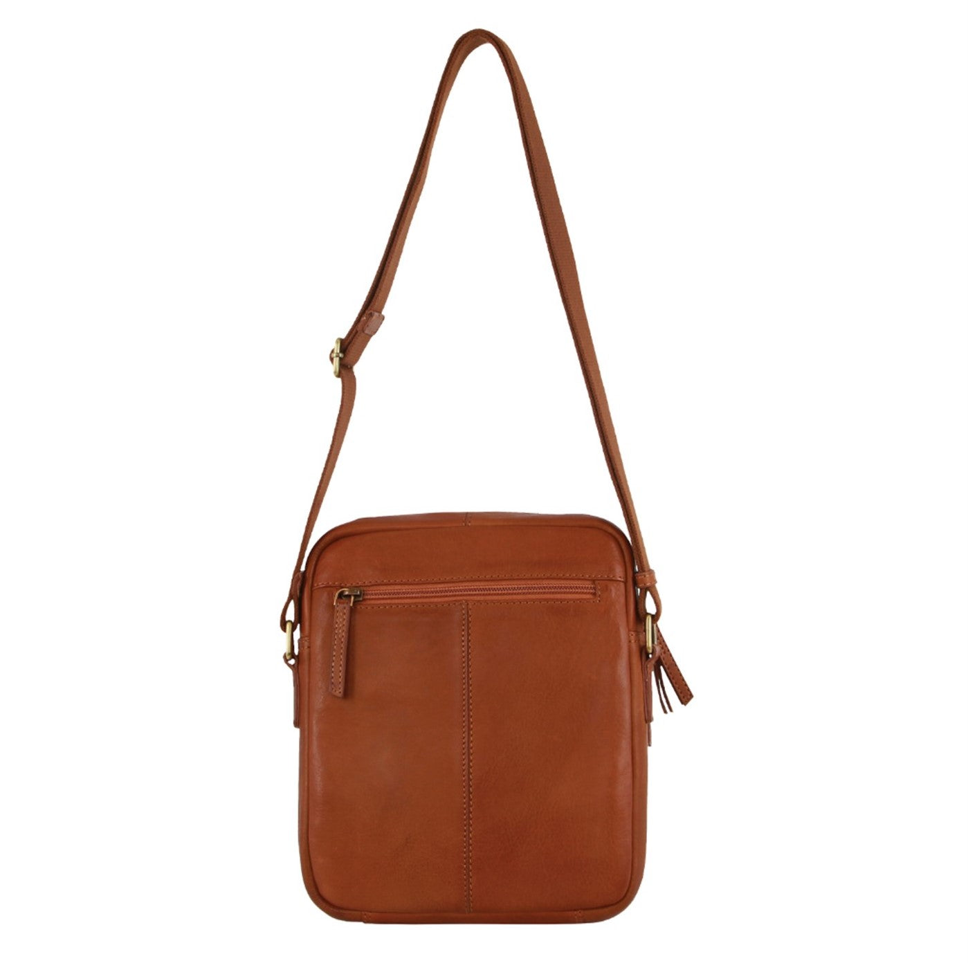 Pierre Cardin PC3712 Italian Leather Cross Body-bag/Cognac