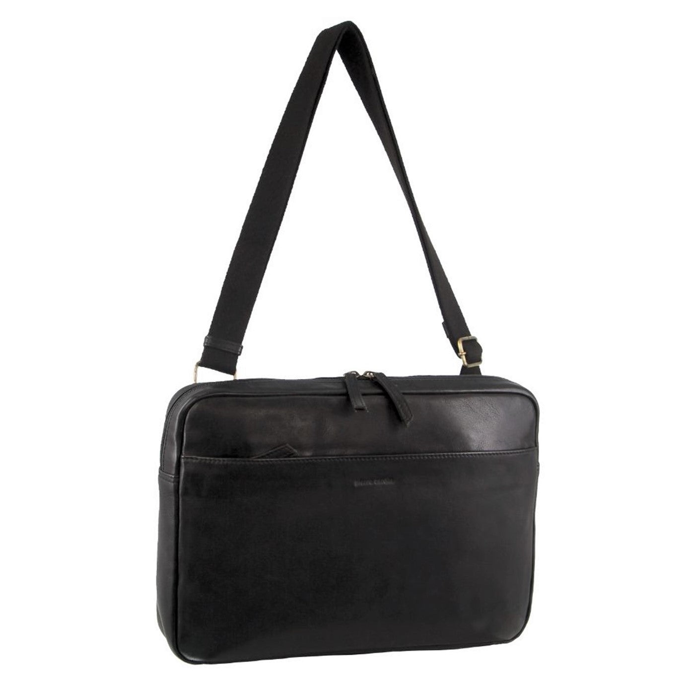 Pierre Cardin PC3765 Mens Italian Leather Business Computer Bag/Black