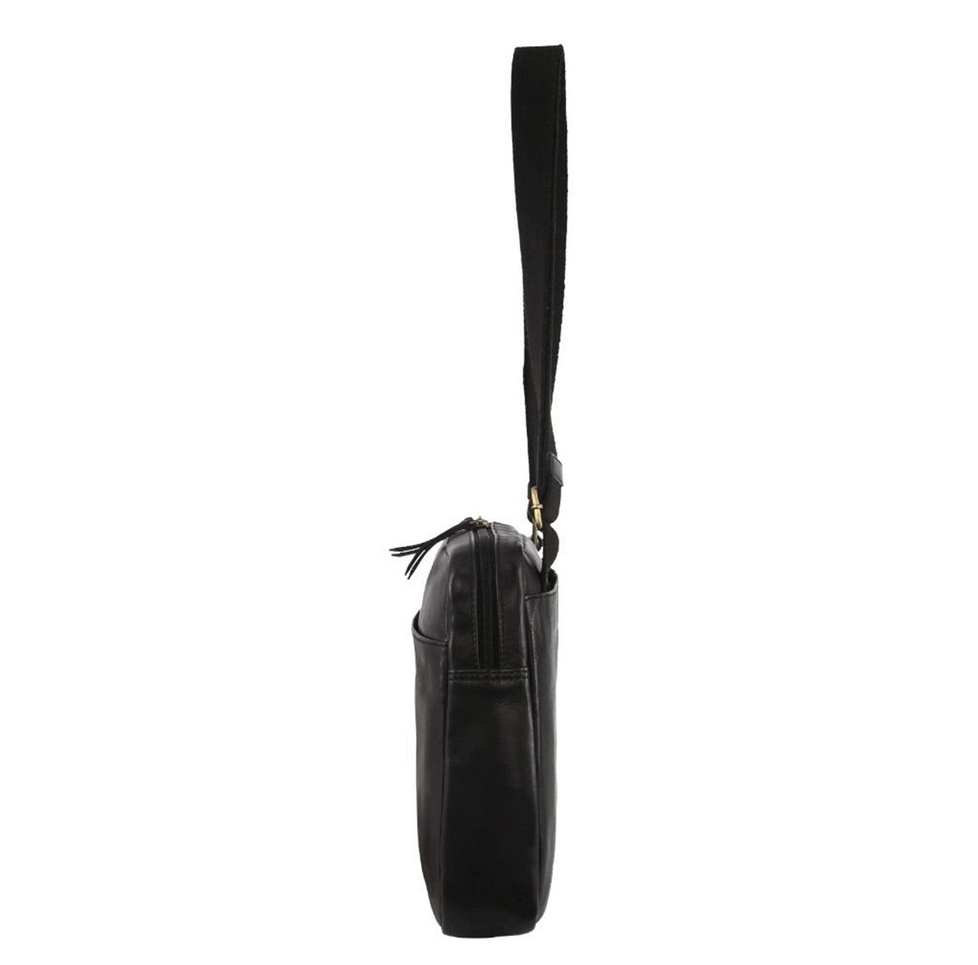 Pierre Cardin PC3765 Mens Italian Leather Business Computer Bag/Black