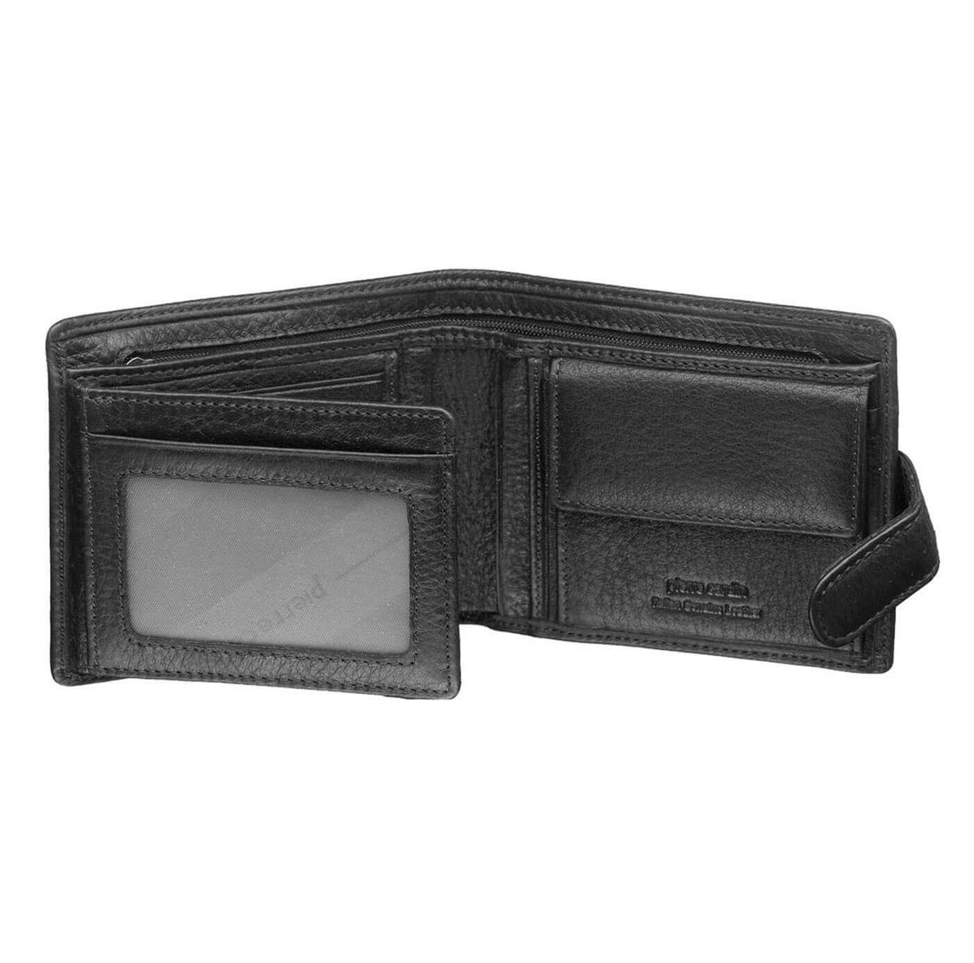 Pierre Cardin PC8874 Italian Leather Mens Tri-fold Wallet/Black