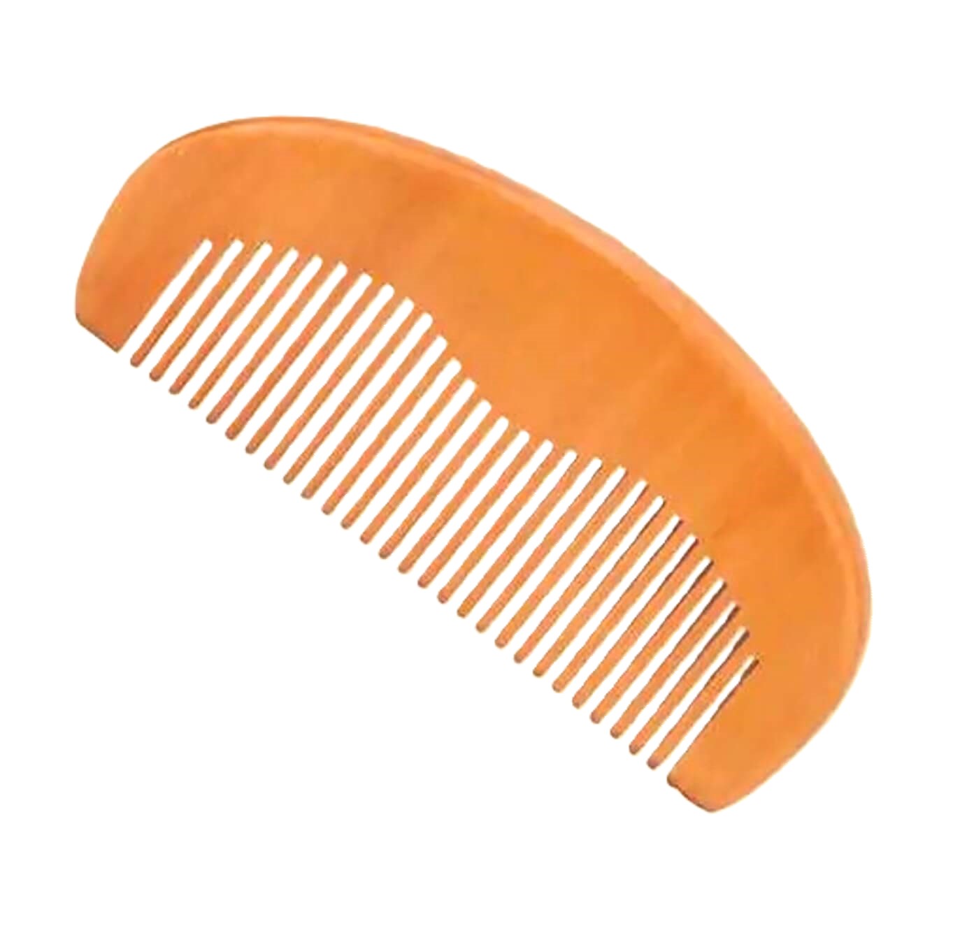 Peach Wood Pocket-Size Beard Comb