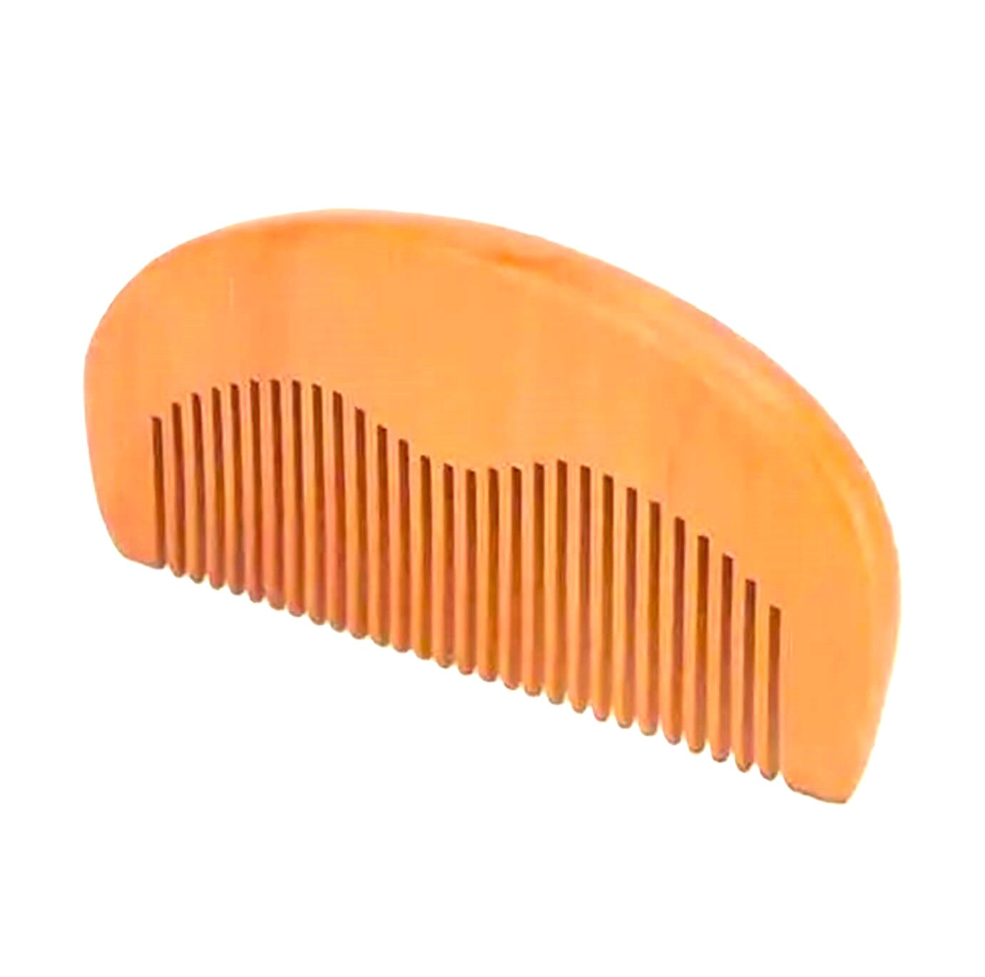 Peach Wood Pocket-Size Beard Comb