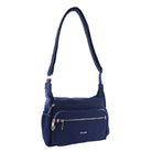 Pierre Cardin RFID Anti-Theft Nylon Crossbody Bag In Navy
