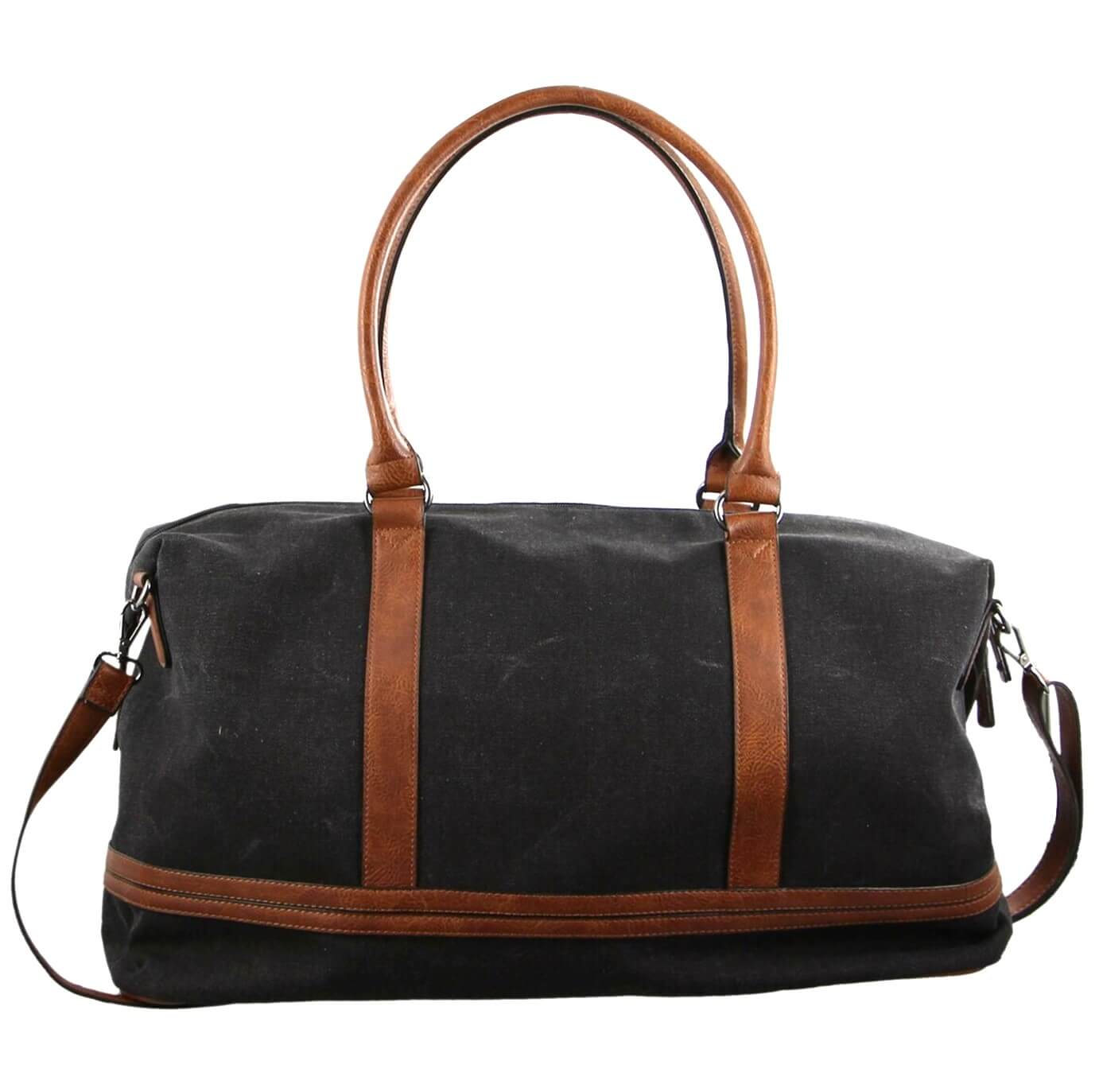 Pierre Cardin PC2578 Canvas Overnight Duffle Bag/Black