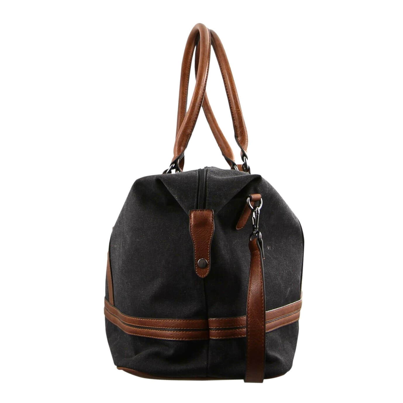 Pierre Cardin PC2578 Canvas Overnight Duffle Bag/Black
