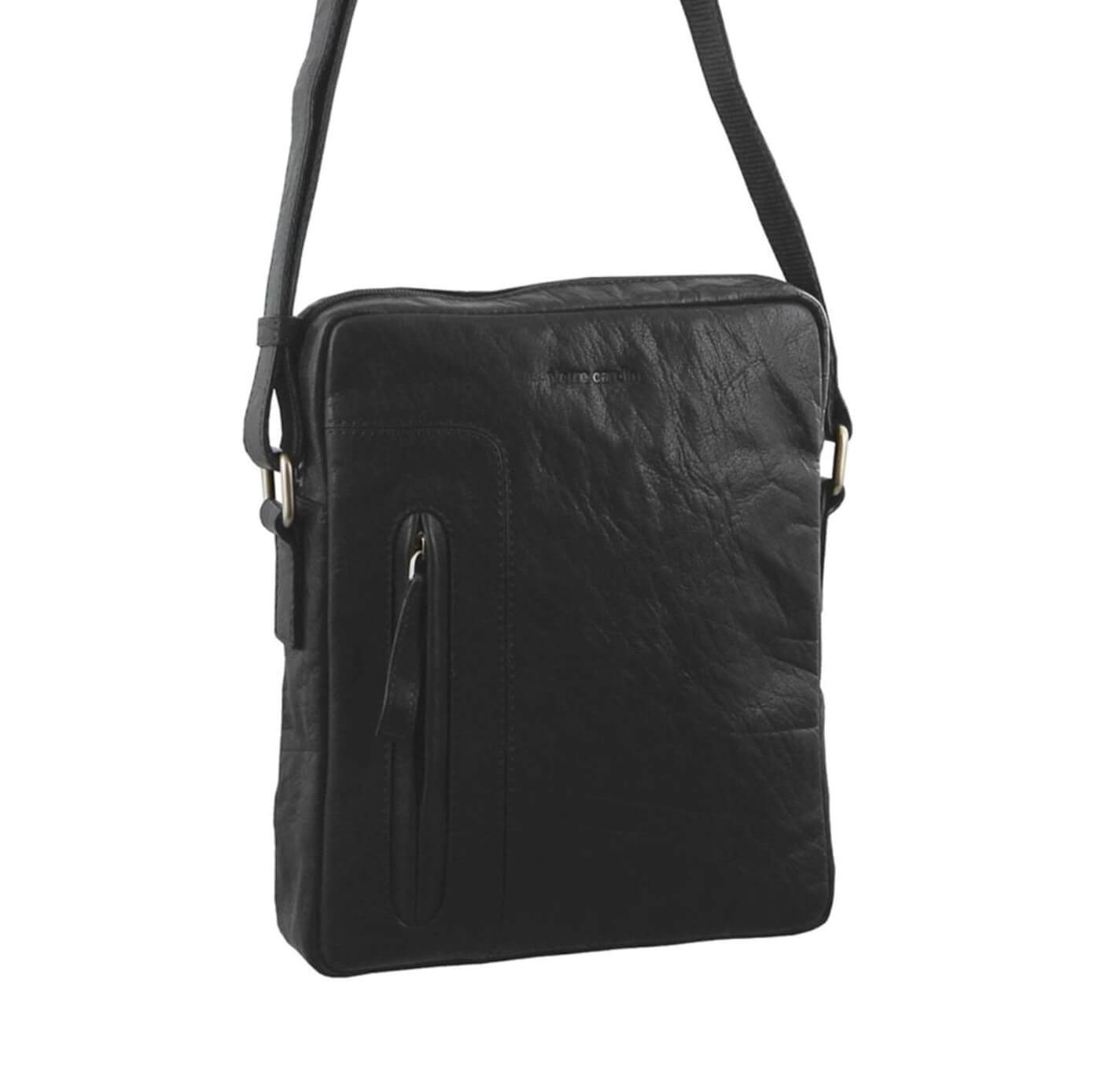 Pierre Cardin PC2794 Rustic Leather iPad Cross Body Bag/Black