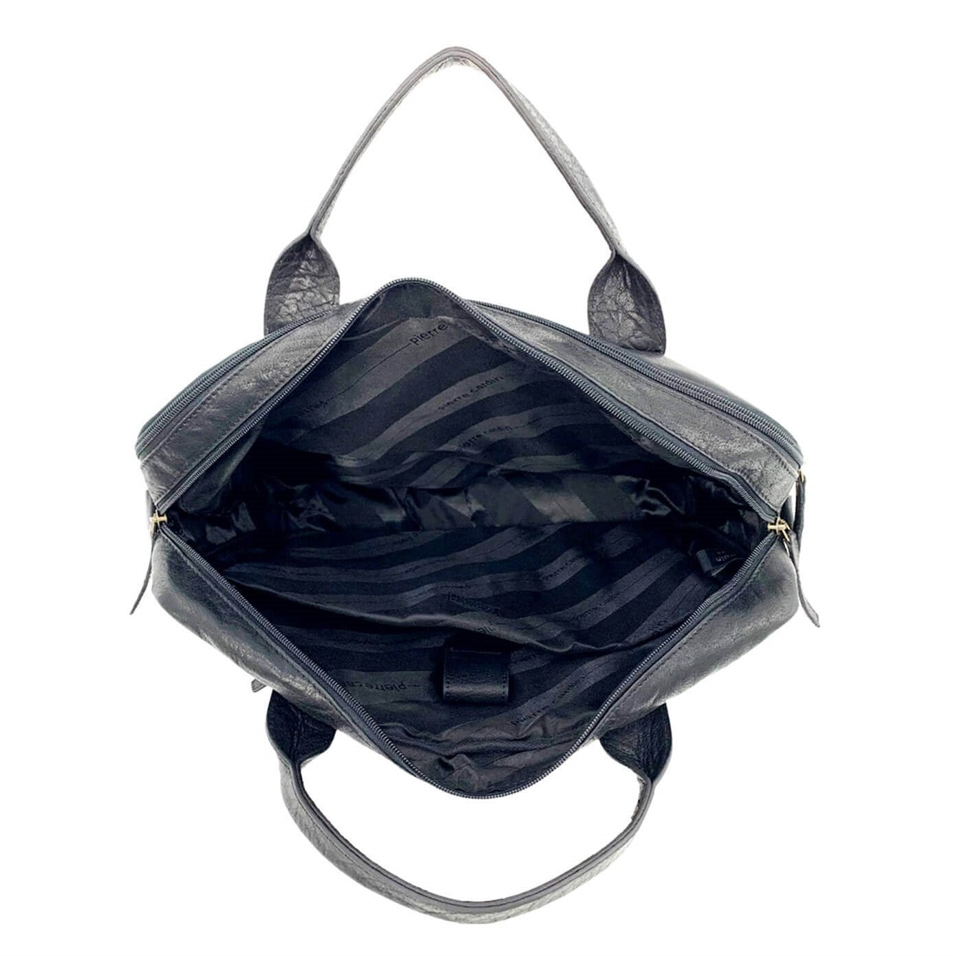 Pierre Cardin PC2807 Rustic Leather Computer Bag/Black