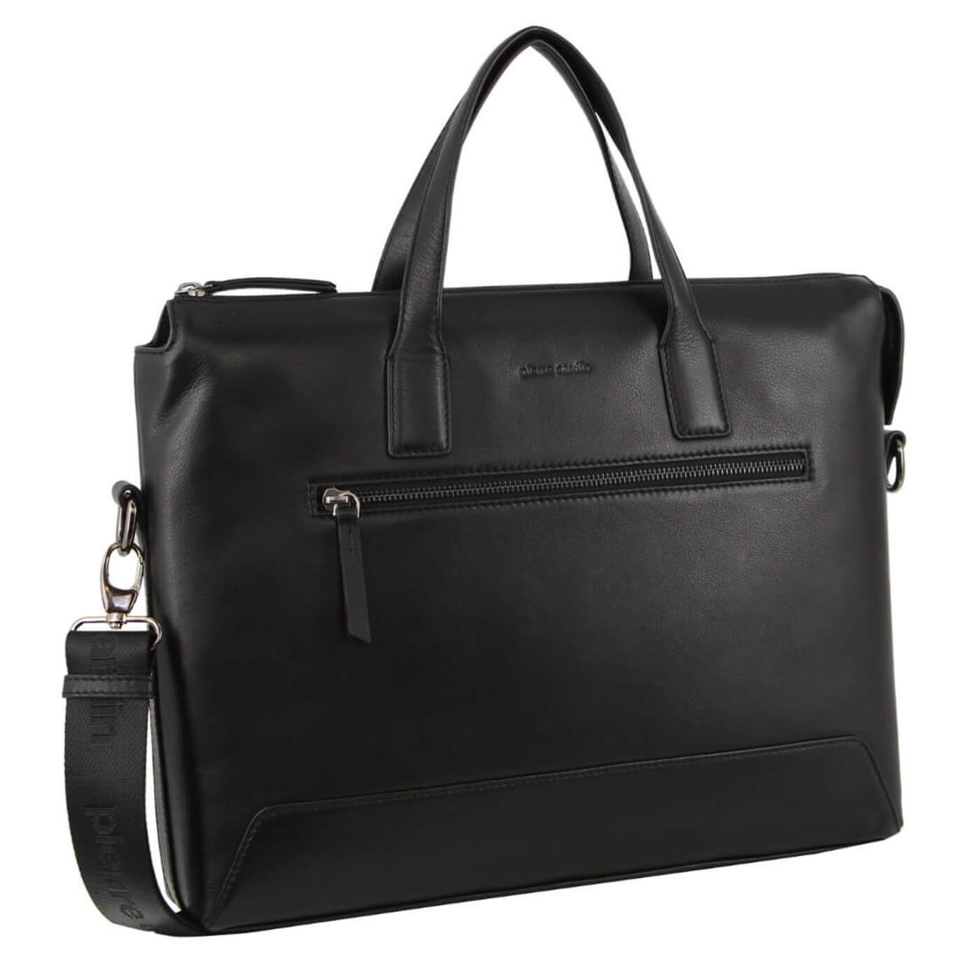 Pierre Cardin PC3841 Mens Leather Business Computer Bag/Black