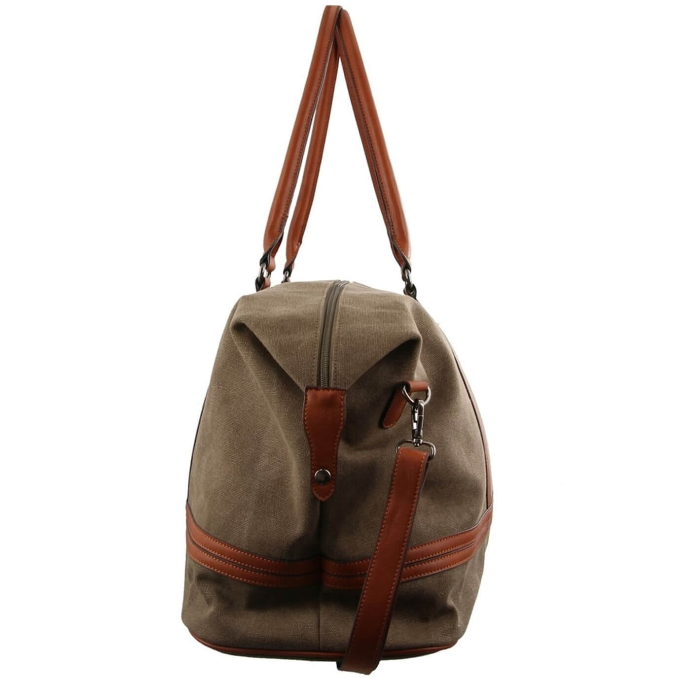 Pierre Cardin PC2578 Canvas Overnight Duffle Bag/Brown