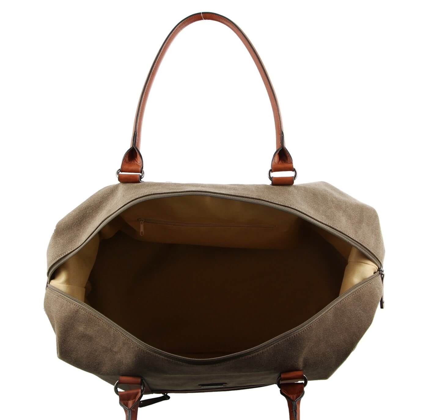 Pierre Cardin PC2578 Canvas Overnight Duffle Bag/Brown
