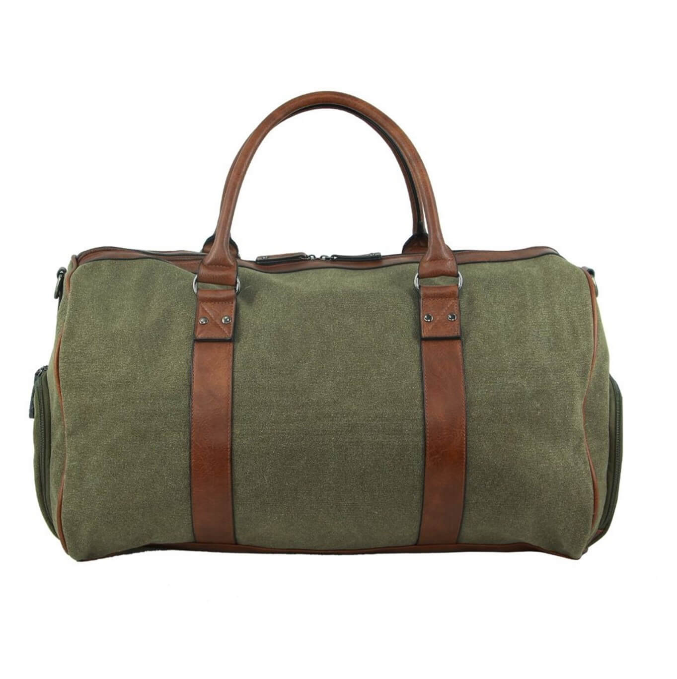 Pierre Cardin PC2581 Canvas Overnight Duffle Bag/Brown