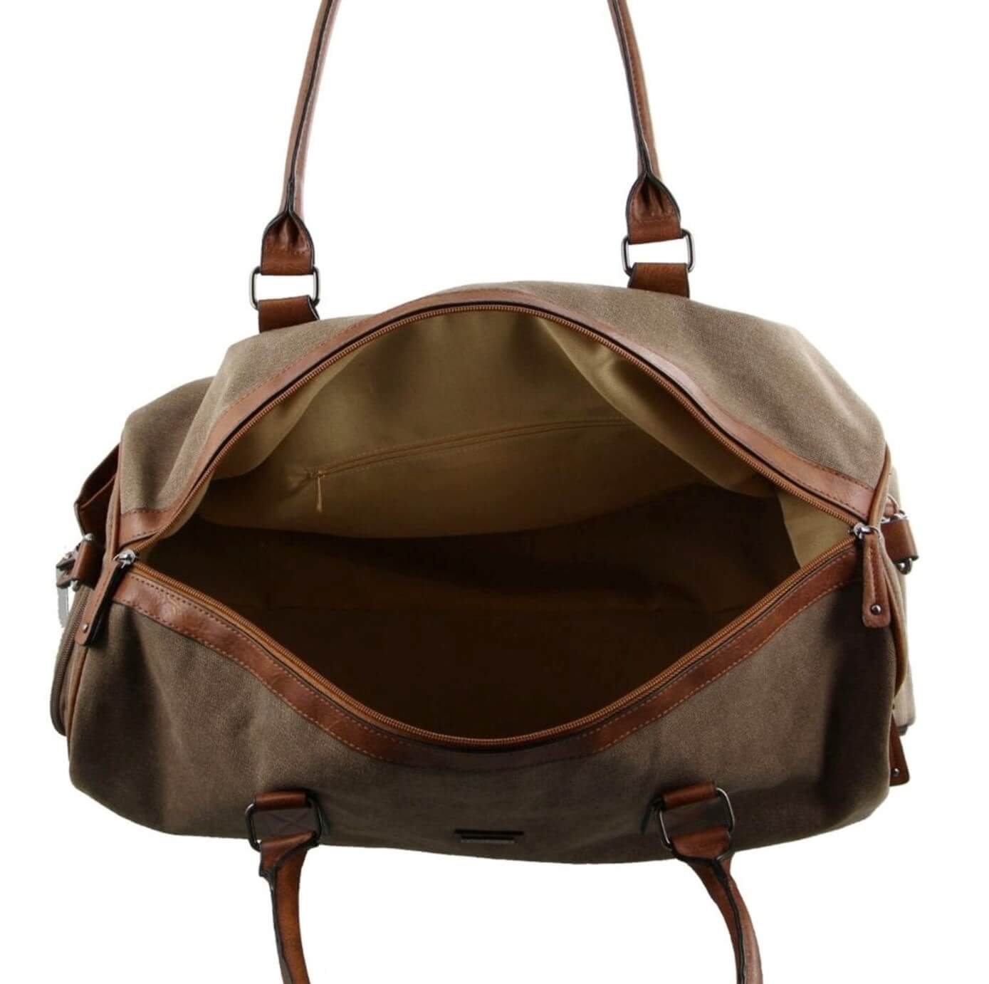 Pierre Cardin PC2581 Canvas Overnight Duffle Bag/Brown