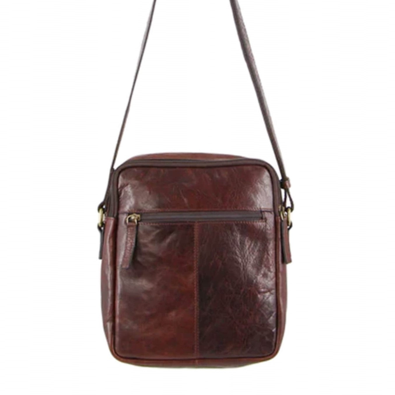 Pierre Cardin PC2804 Rustic Leather iPad Bag/Chestnut