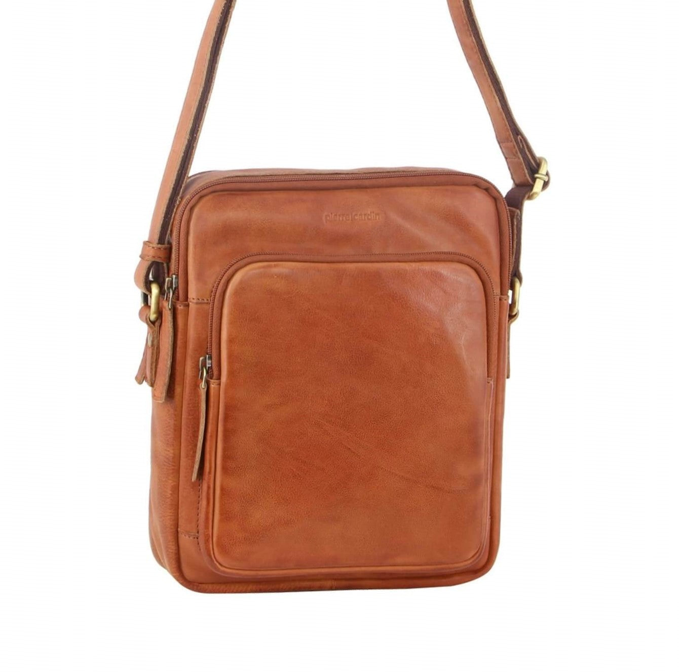Pierre Cardin PC2804 Rustic Leather iPad Bag/Cognac