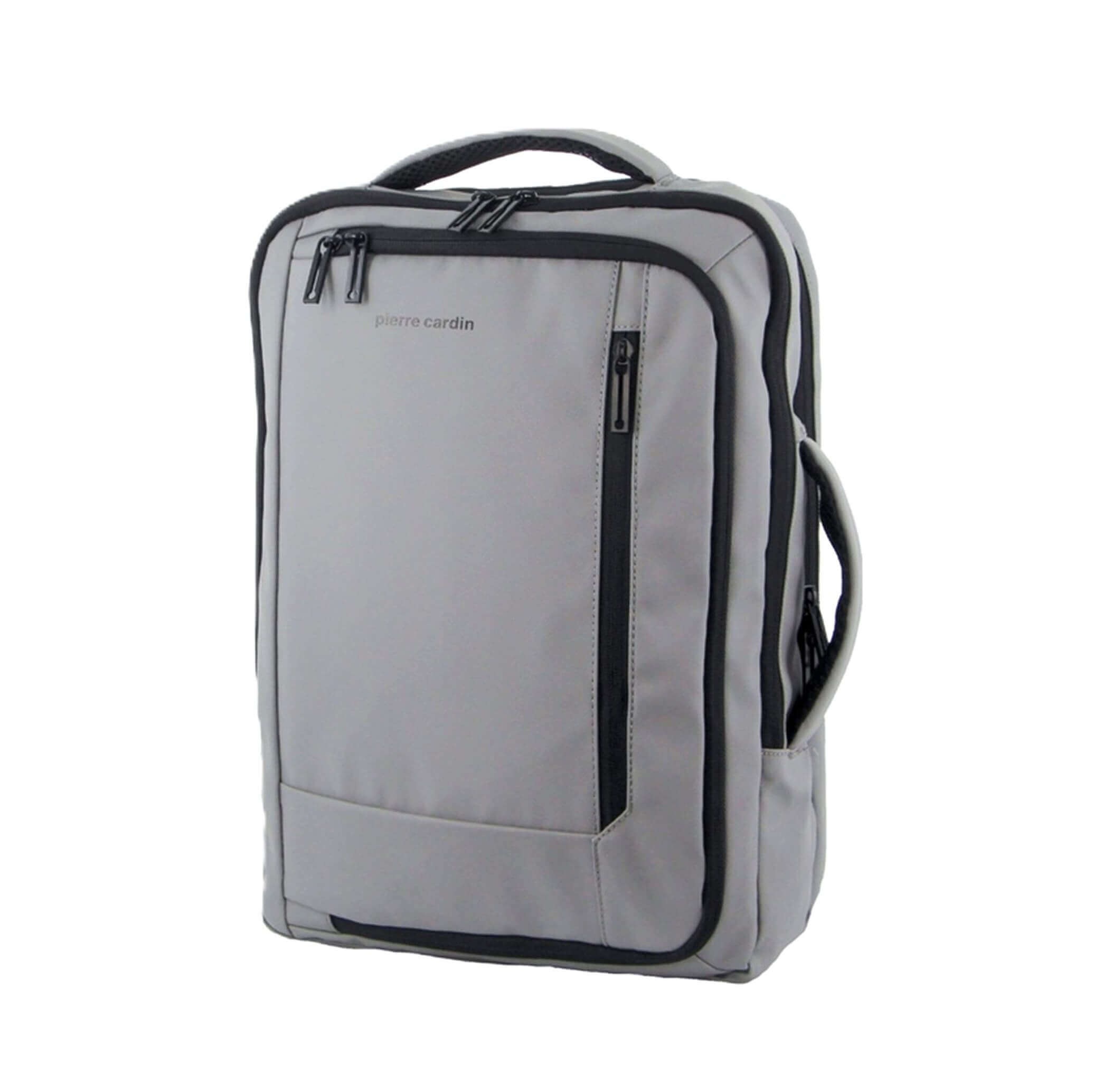 Pierre Cardin Nylon Travel and Business Backpack in Grey