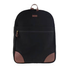 Pierre Cardin Mens Nomad Canvas Backpack in Black