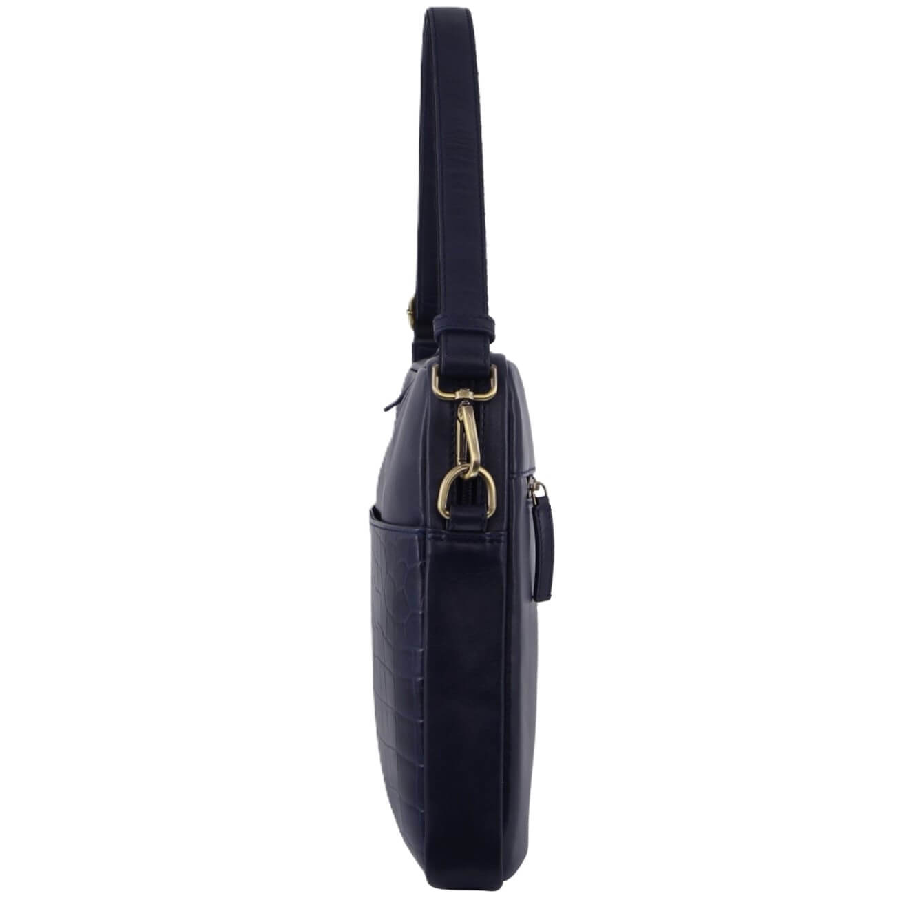 Pierre Cardin PC3497 Croc-Embossed Business-Computer Bag/Navy