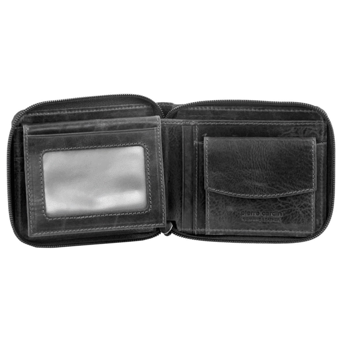 Pierre Cardin PC10344 Men’s Italian Leather Zip Wallet