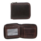 Pierre Cardin PC10344 Mens Italian Leather Zip Wallet