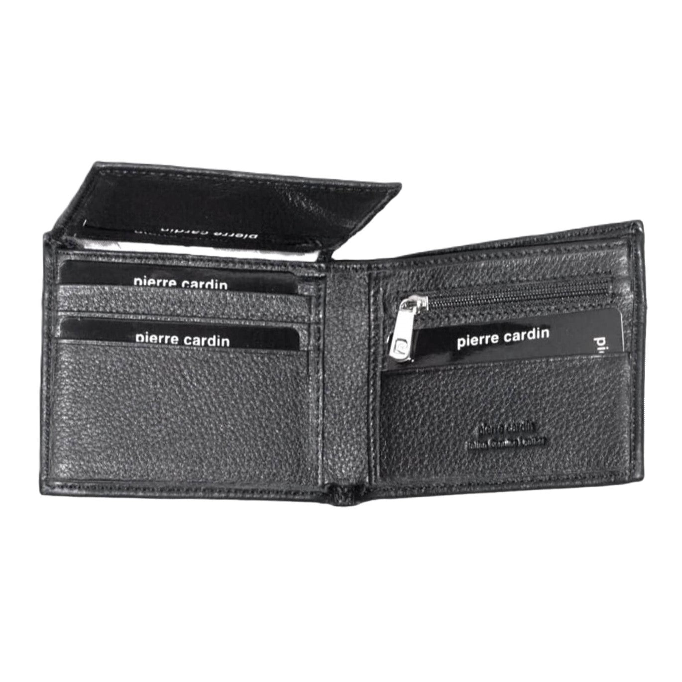 Pierre Cardin PC1162 Italian Leather Mens Bi-Fold Wallet/Black