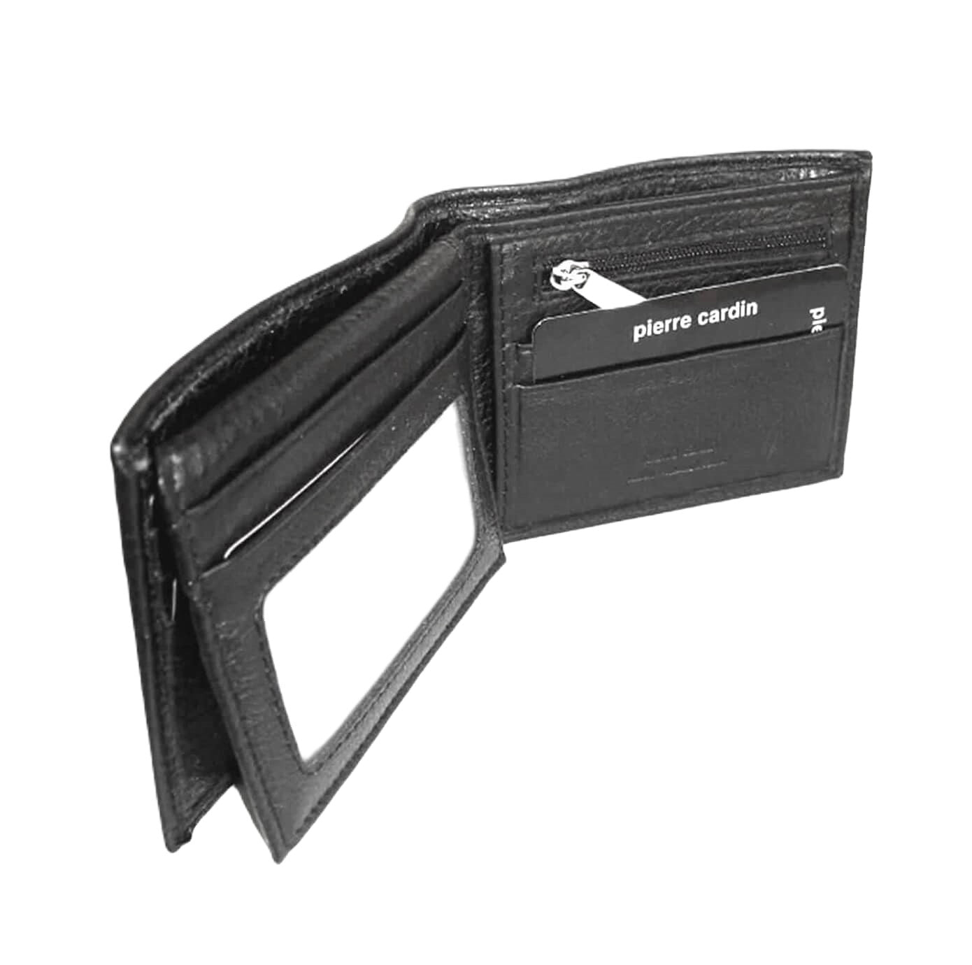 Pierre Cardin PC1162 Italian Leather Mens Bi-Fold Wallet/Black