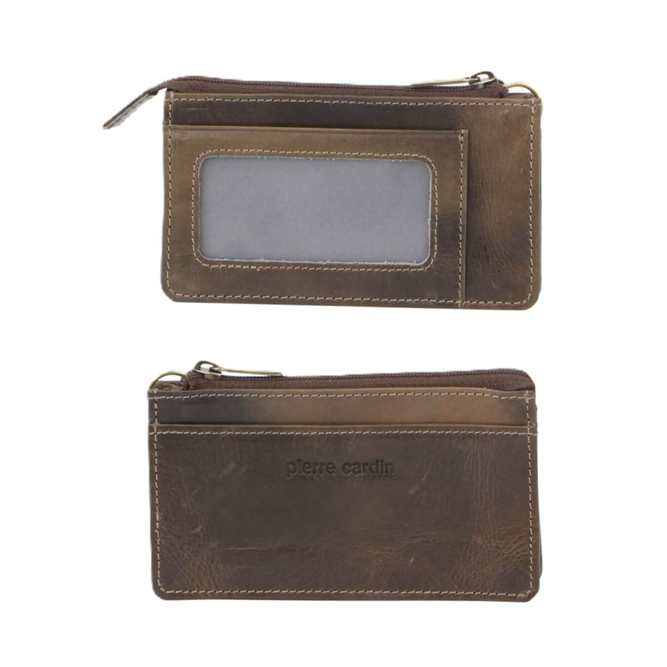 Pierre Cardin PC2277 Italian Leather Coin-Key Purse/Mushroom