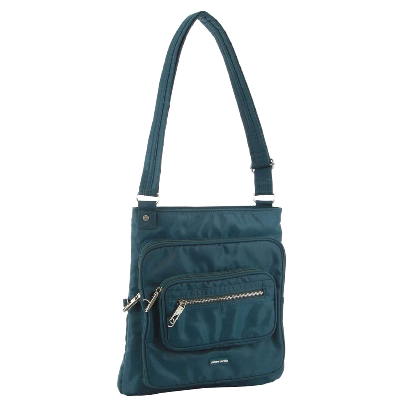 Pierre Cardin PC2417 Anti-Theft RFID Cross Body Bag/Teal