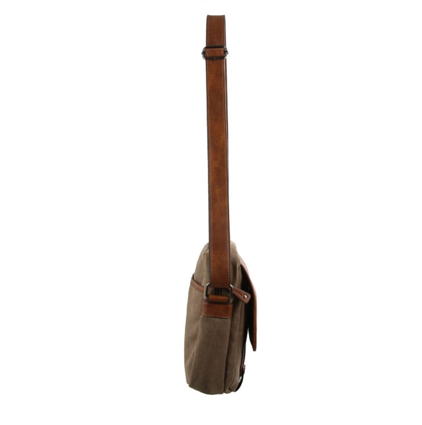 Pierre Cardin PC2580 Canvas Cross Body Bag/Brown