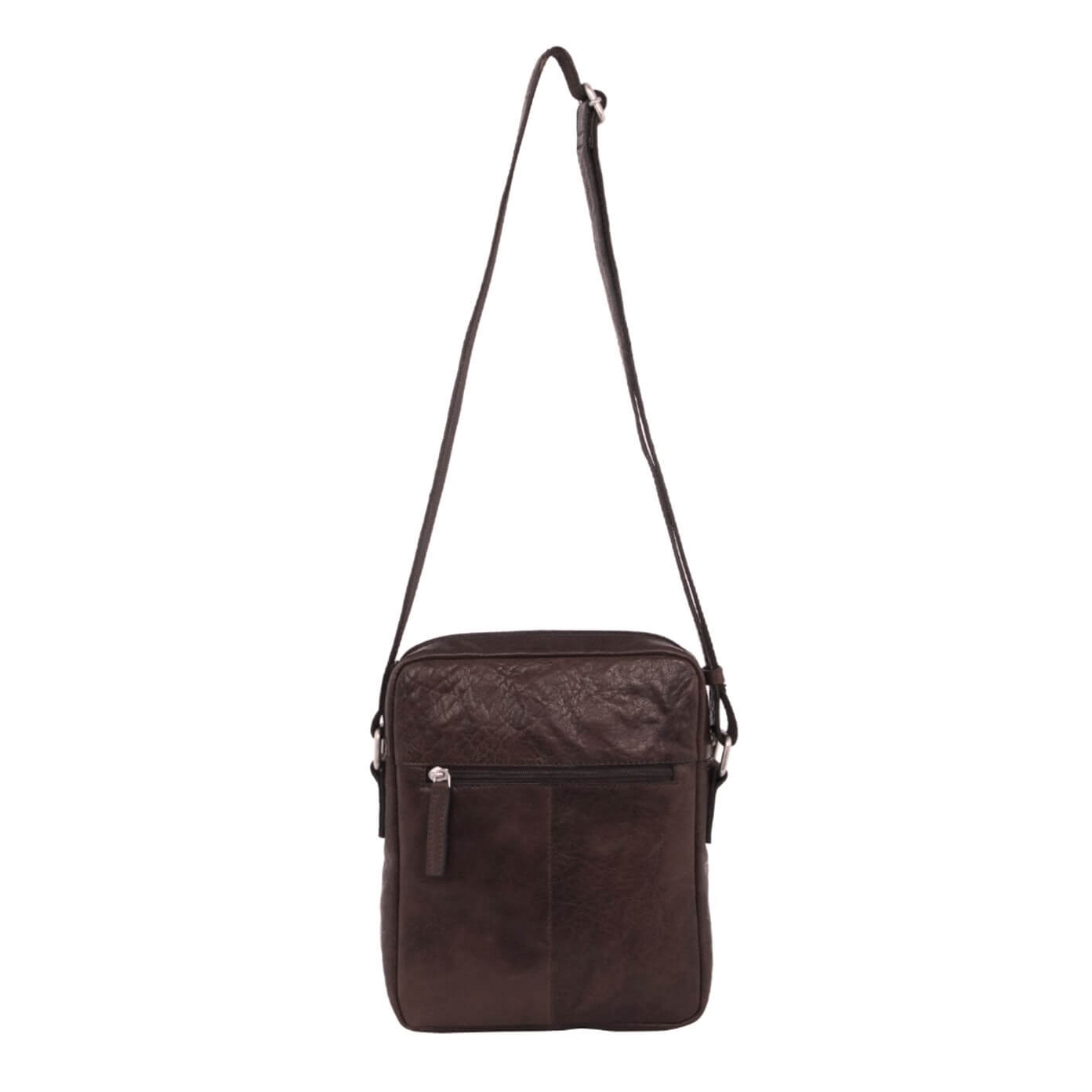 Pierre Cardin PC2795 Rustic Leather Cross Body-iPad Bag/Brown