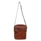 Pierre Cardin PC2795 Rustic Leather Cross Body-iPad Bag/Chestnut