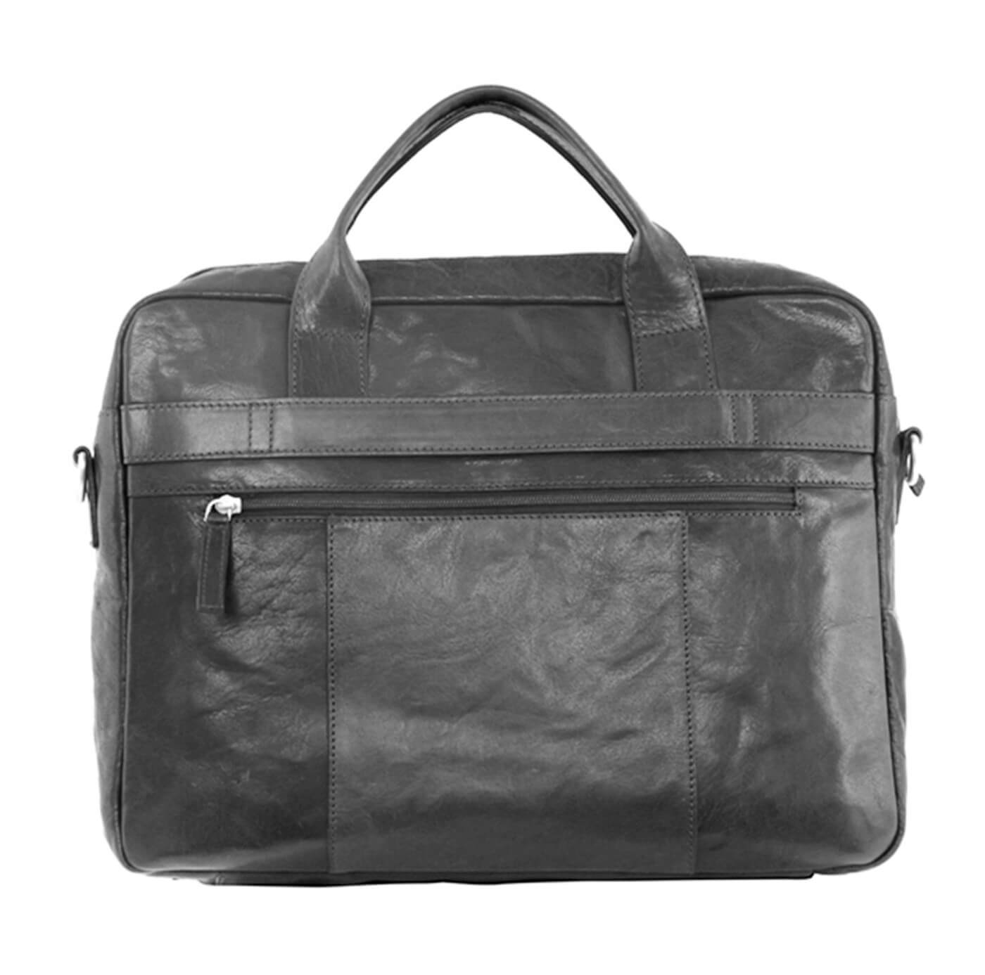 Pierre Cardin PC2797 Rustic Leather Computer-Business Bag/Black