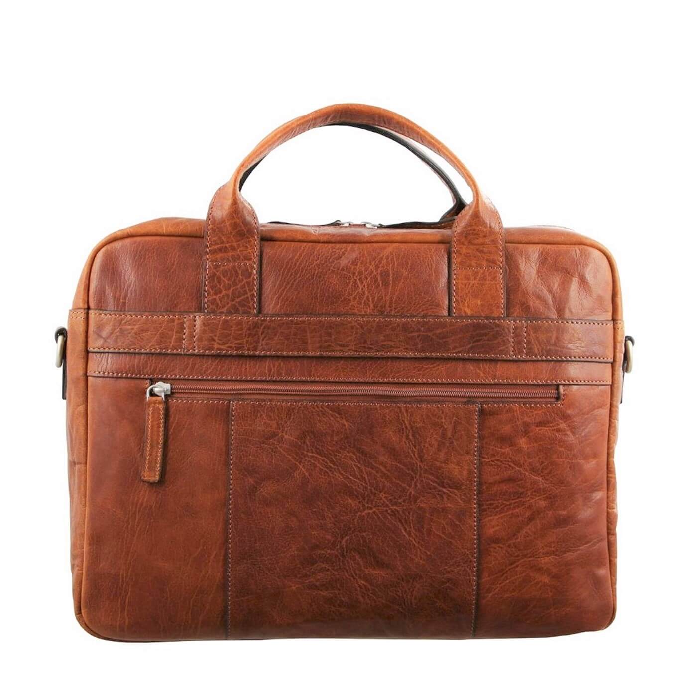 Pierre Cardin PC2797 Rustic Leather Computer-Business Bag/Chestnut