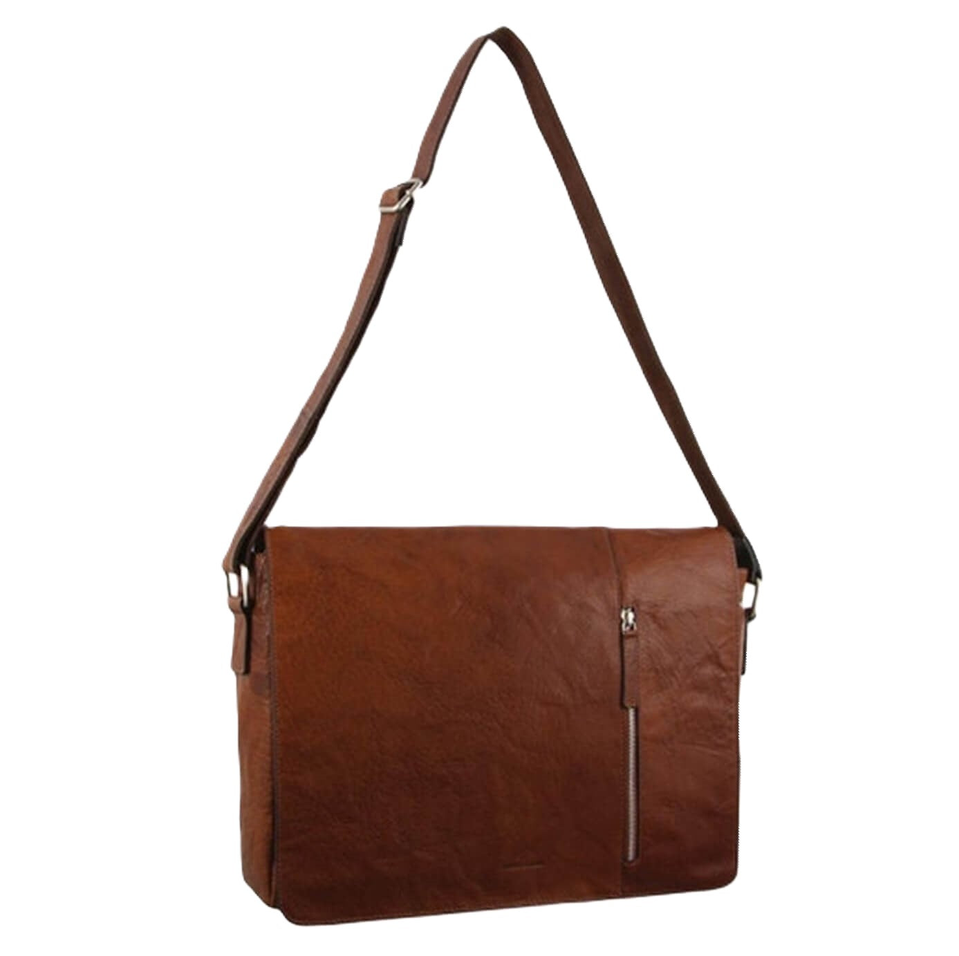 Pierre Cardin PC2798 Rustic Leather Computer-Messenger Bag/Brown