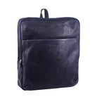 Pierre Cardin Men's Rustic Leather Backpack in Midnight