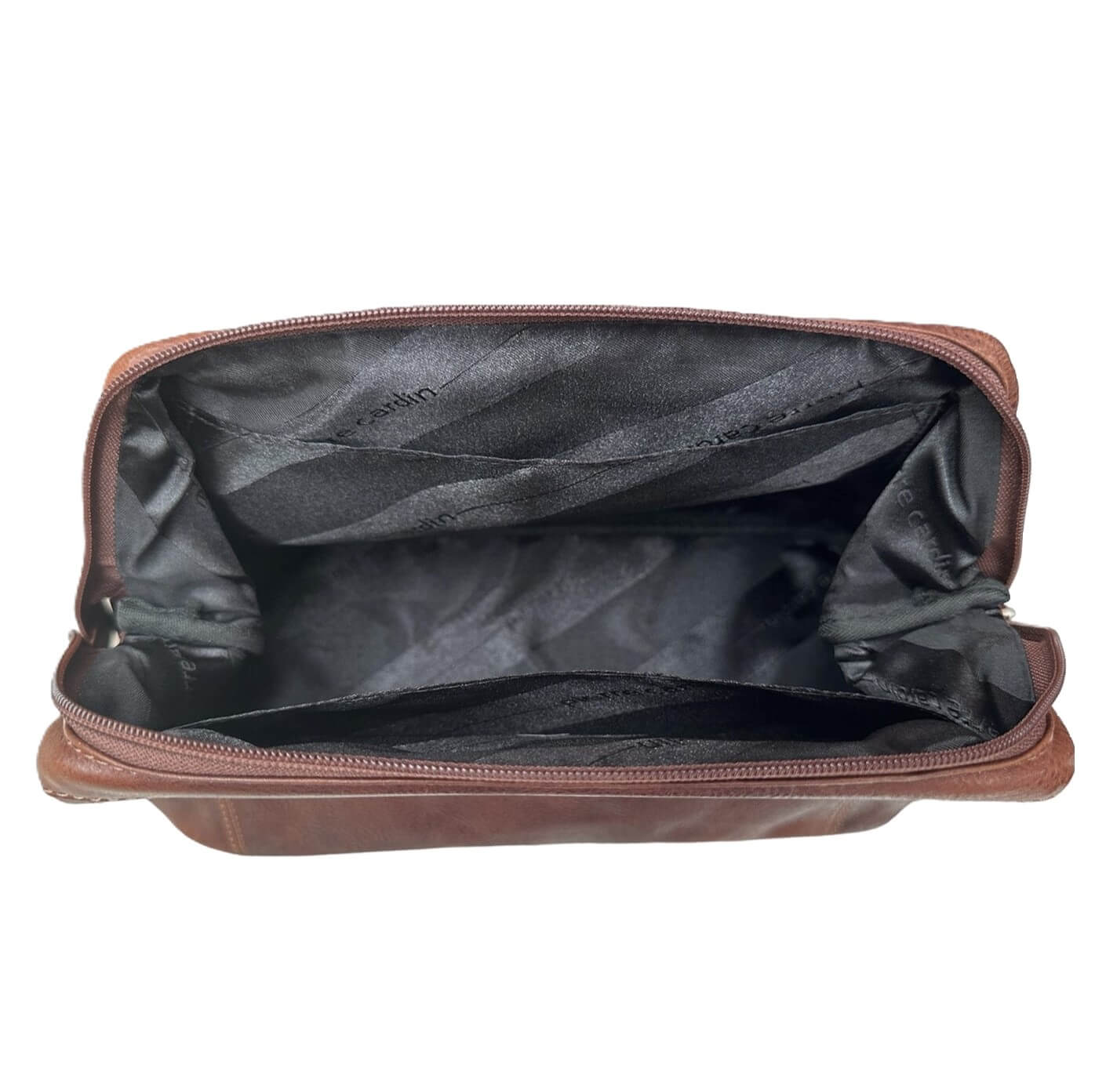 Pierre Cardin PC2803 Rustic Leather Toiletry Bag/Cognac