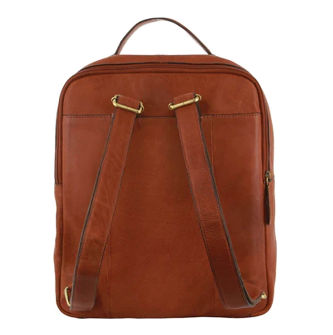 Pierre Cardin PC2808 Rustic Leather Business Backpack-PC Bag/Cognac