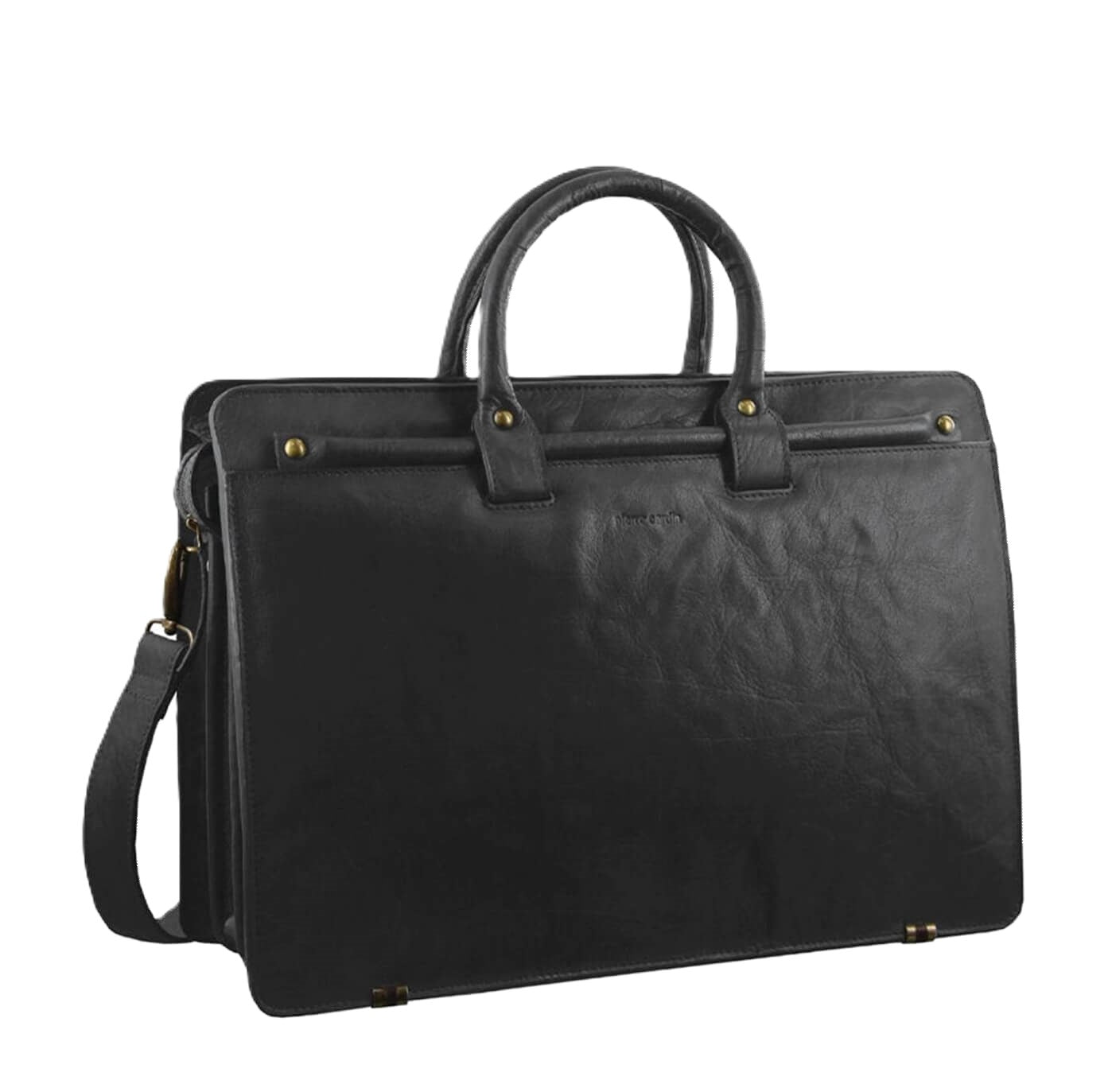 Pierre Cardin Men's Laptop-Business Bag in Black