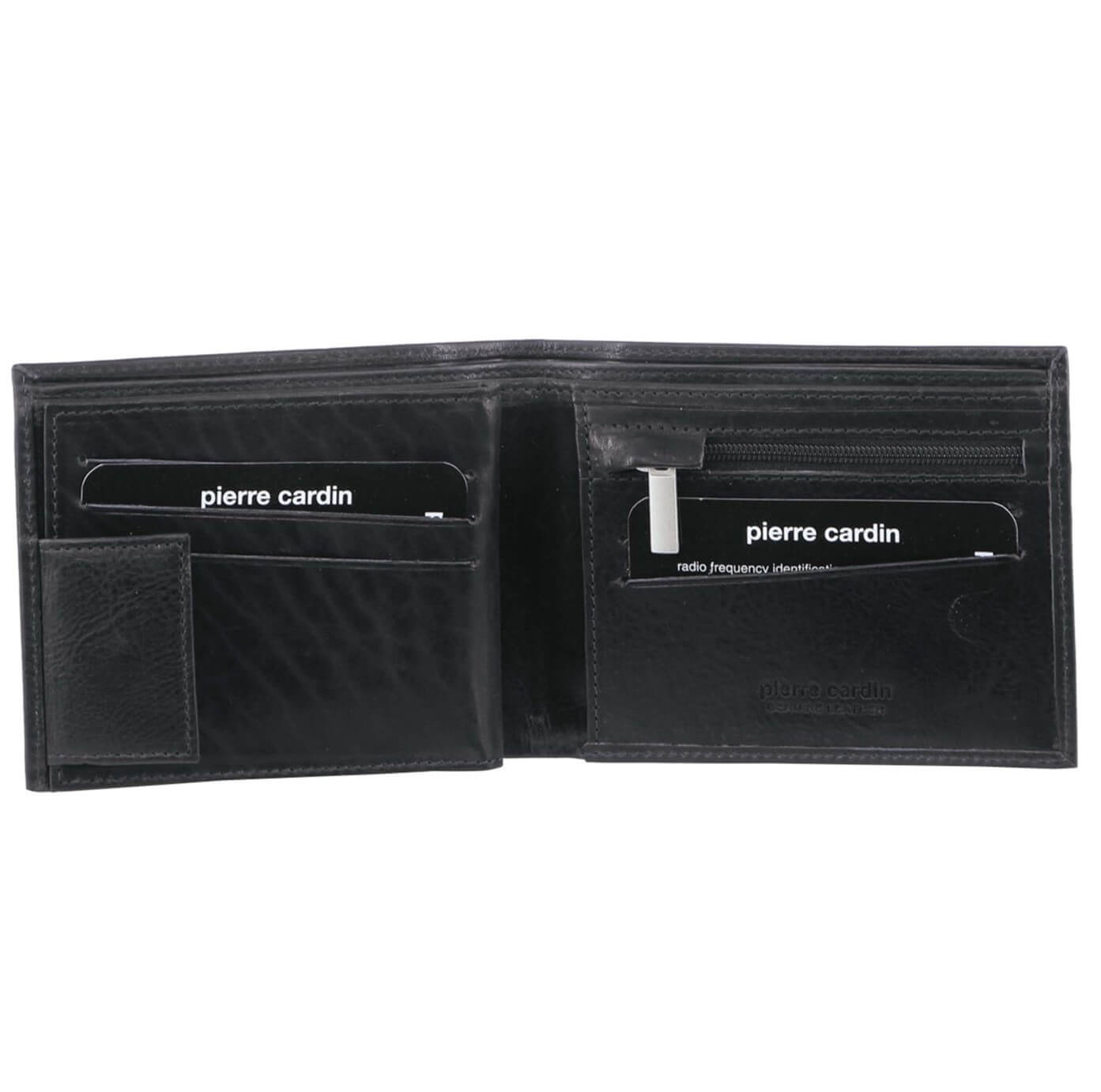 Pierre Cardin PC2812 Rustic Leather Bi-Fold Mens Wallet/Black