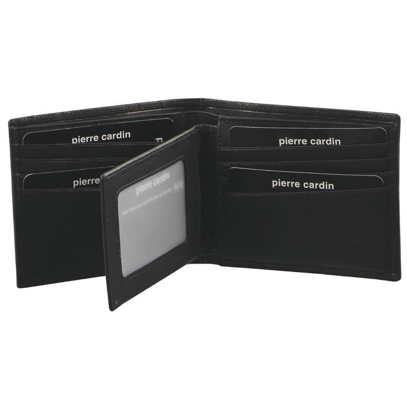 Pierre Cardin PC2819 Rustic Leather Bi-Fold Wallet/Black