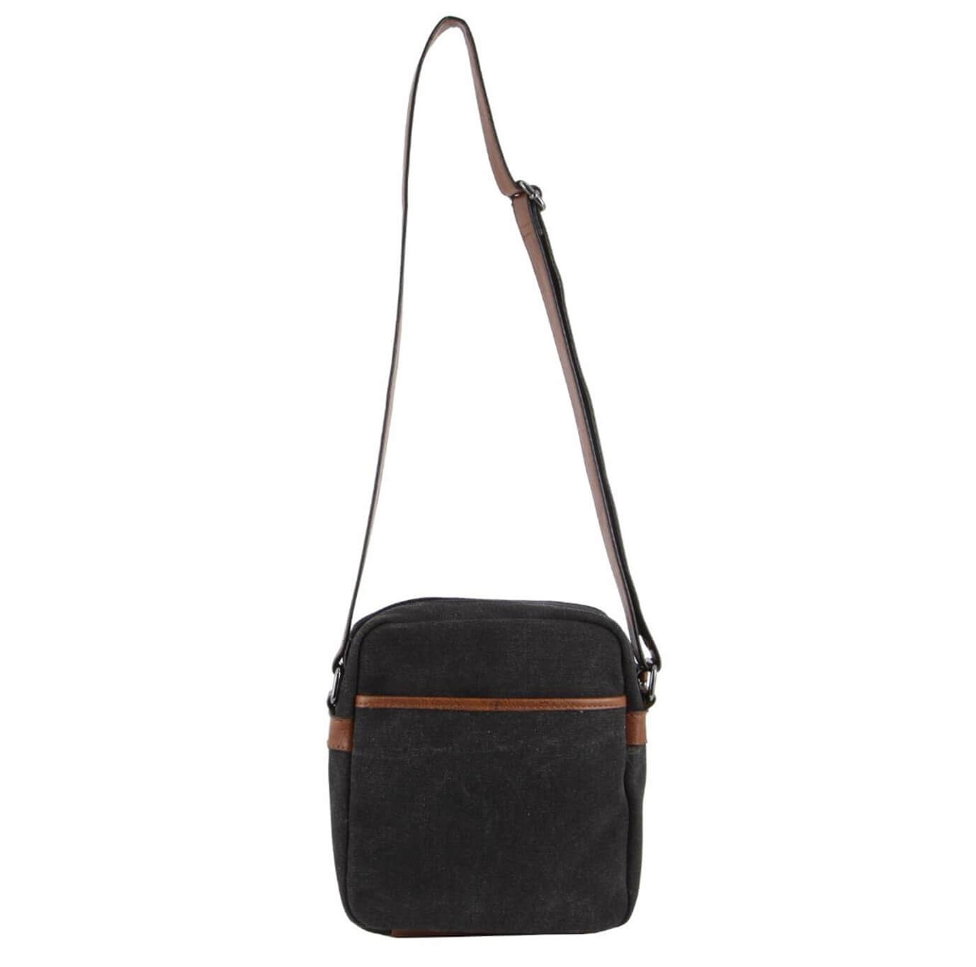 Pierre Cardin PC2580 Canvas Cross Body Bag/Black