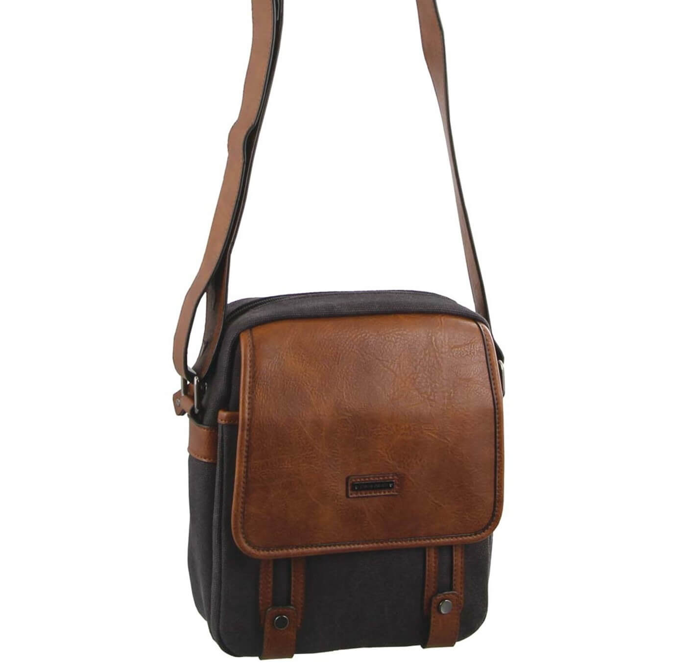 Pierre Cardin PC2580 Canvas Cross Body Bag/Black