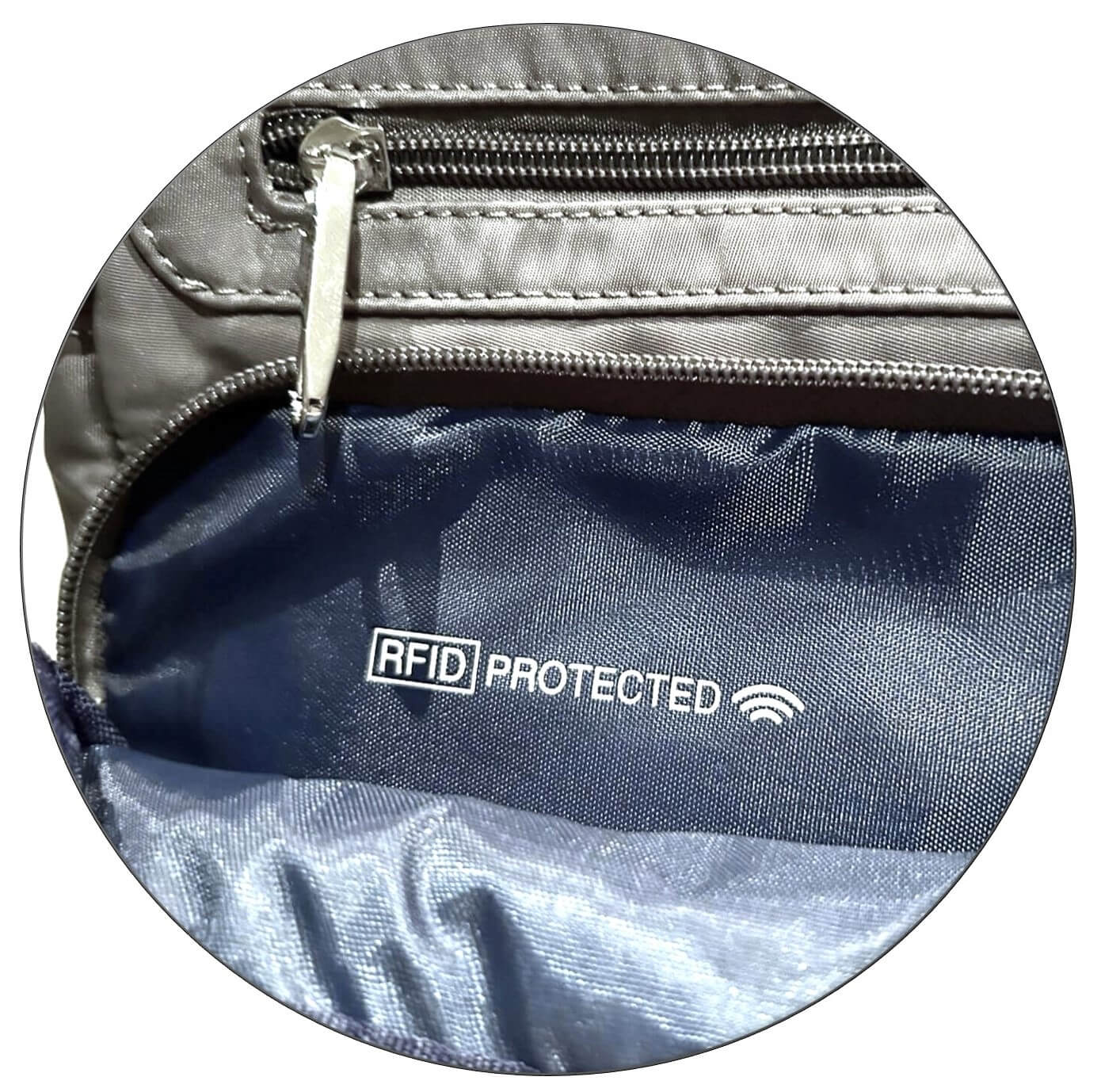 Pierre Cardin PC2890 Anti-Theft Nylon Cross Body Bag/Grey