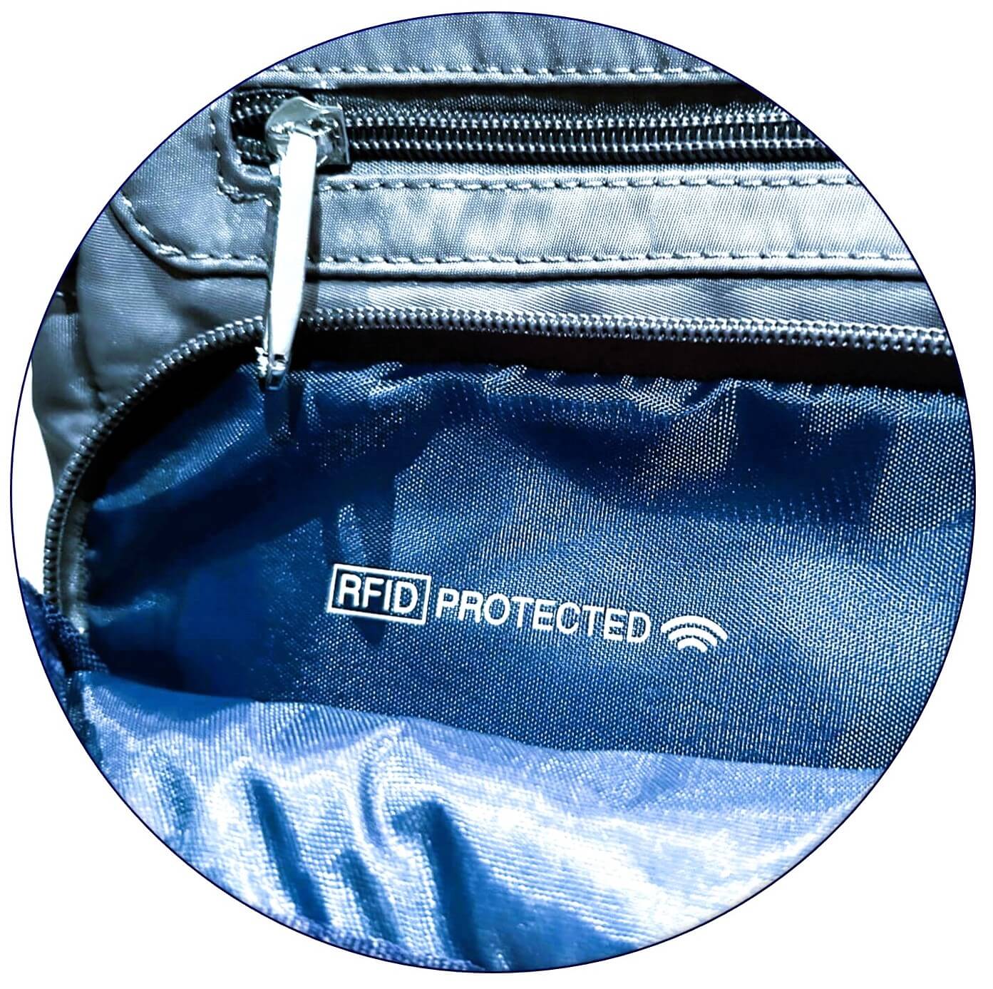 Pierre Cardin PC2890 Anti-Theft Nylon Cross Body Bag/Navy