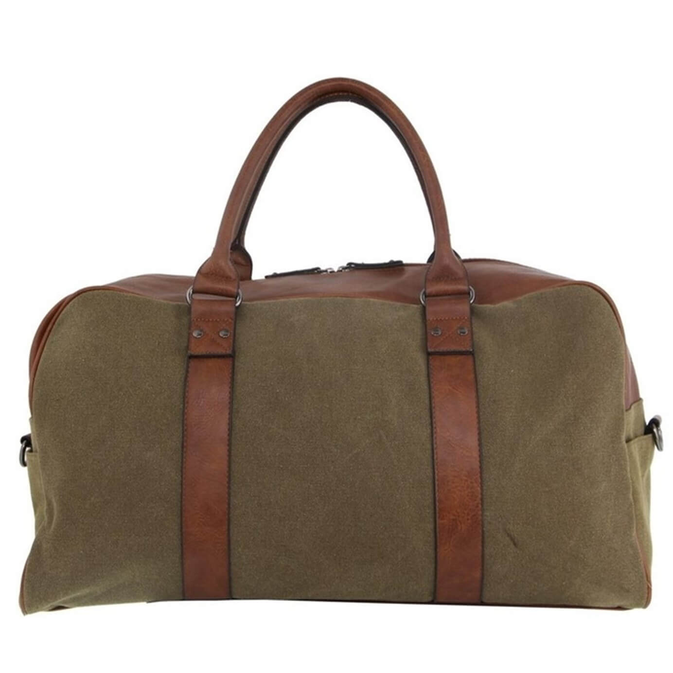Pierre Cardin PC2887 Canvas Overnight Duffle Bag/Brown