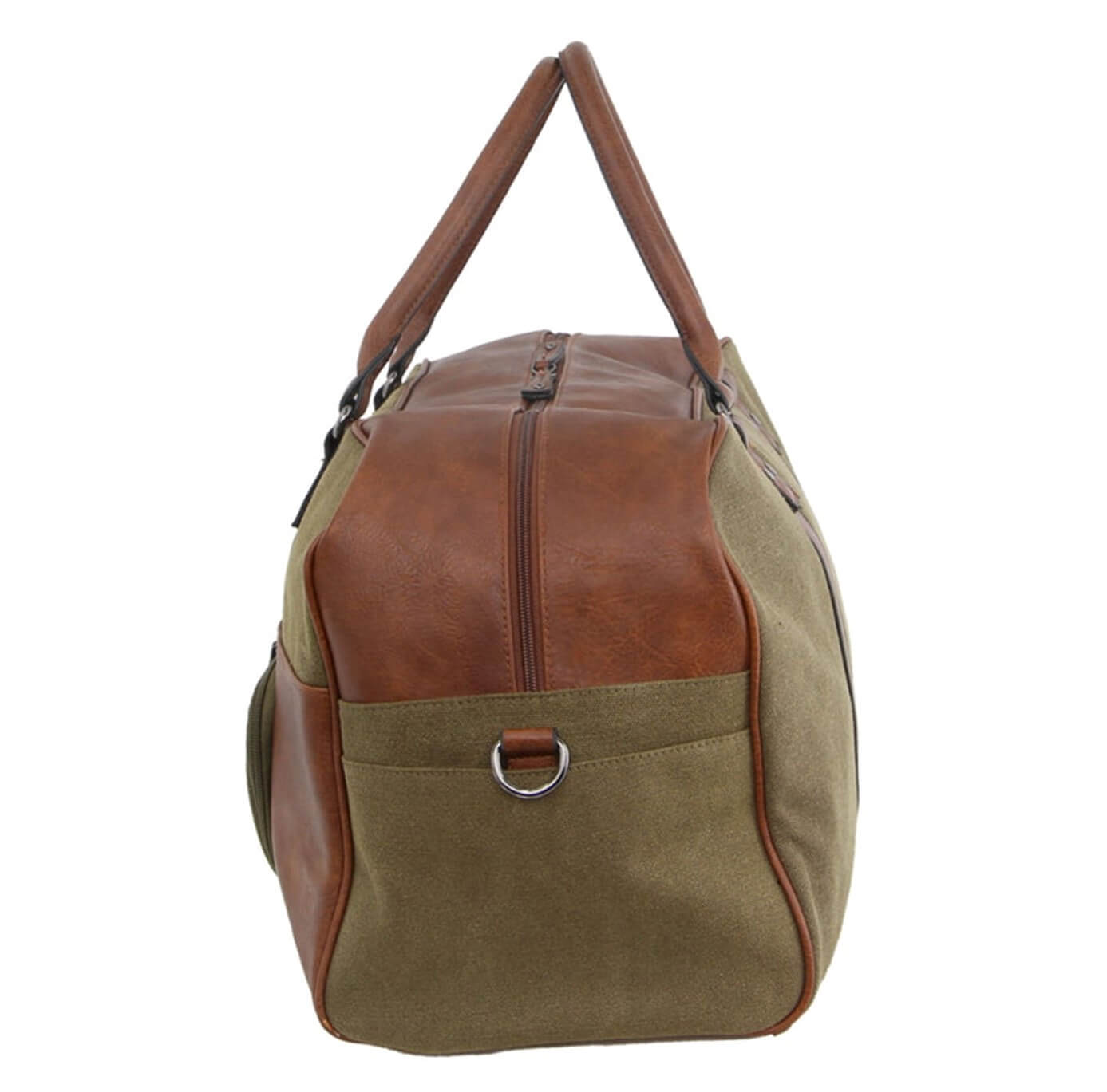 Pierre Cardin PC2887 Canvas Overnight Duffle Bag/Brown