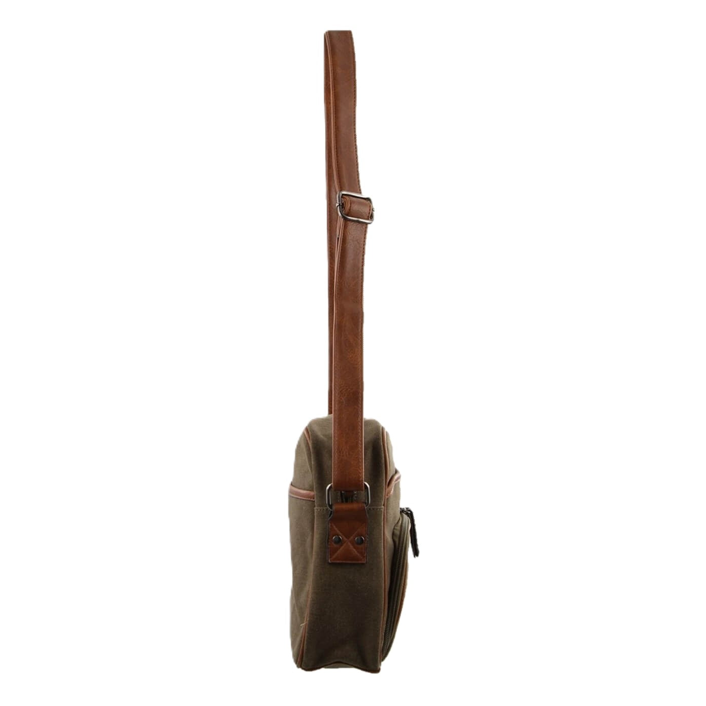 Pierre Cardin PC2889 Canvas Cross-Body Bag/Brown