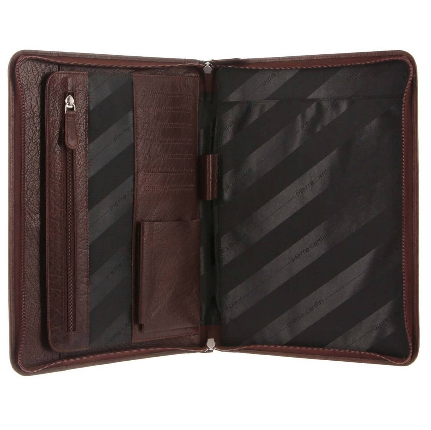 Pierre Cardin PC3062 Italian Leather A4 Business Folio/Chocolate