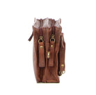 Pierre Cardin PC3133 Rustic Leather Organiser Bag/Chocolate