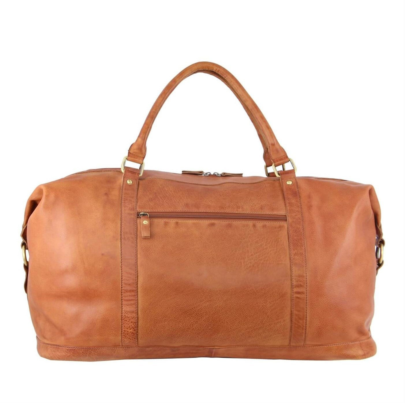Pierre Cardin PC3134 Rustic Leather Business-Overnight Bag/Cognac