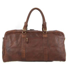 Pierre Cardin PC3139 Rustic Leather Overnight-Travel Bag/Chocolate